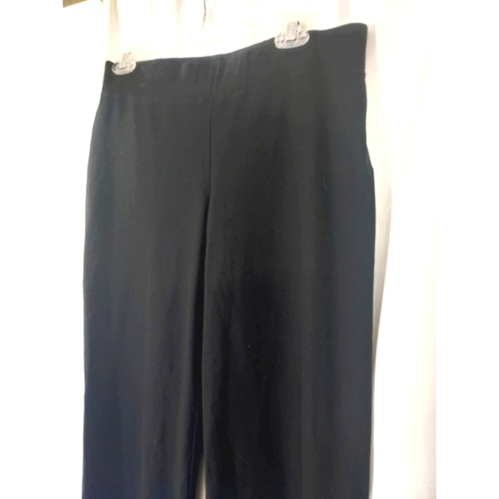 Eileen Fisher Minimslist Black Pull On Comfort Stretch Pants